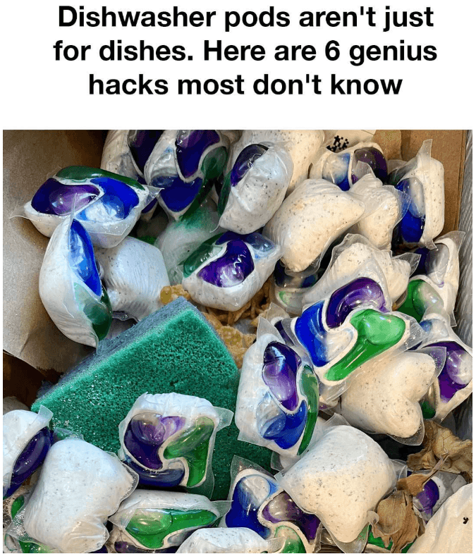 Most People Use Dishwasher Pods Wrong Here Are 6 Surprisingly Clever Uses You Probably Never Knew