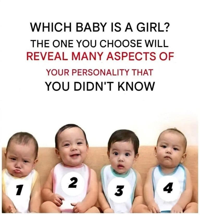 Which Baby Is a Girl? The Viral Personality Challenge That Has Millions Guessing