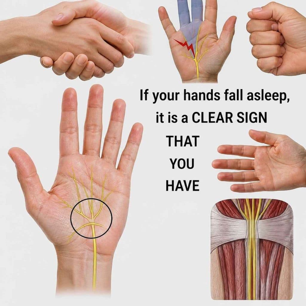 If Your Hands Fall Asleep Often, Your Body May Be Trying to Tell You Something