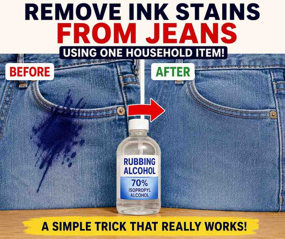 Remove Ink Stains from Jeans Using One Household Item: The Simple Trick People Wish They Knew Sooner