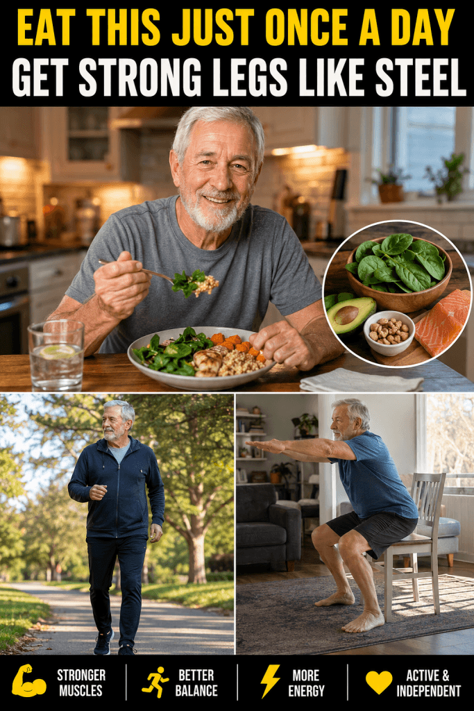 Seniors: Regain your muscle strength with one simple food (a solution for sarcopenia!)