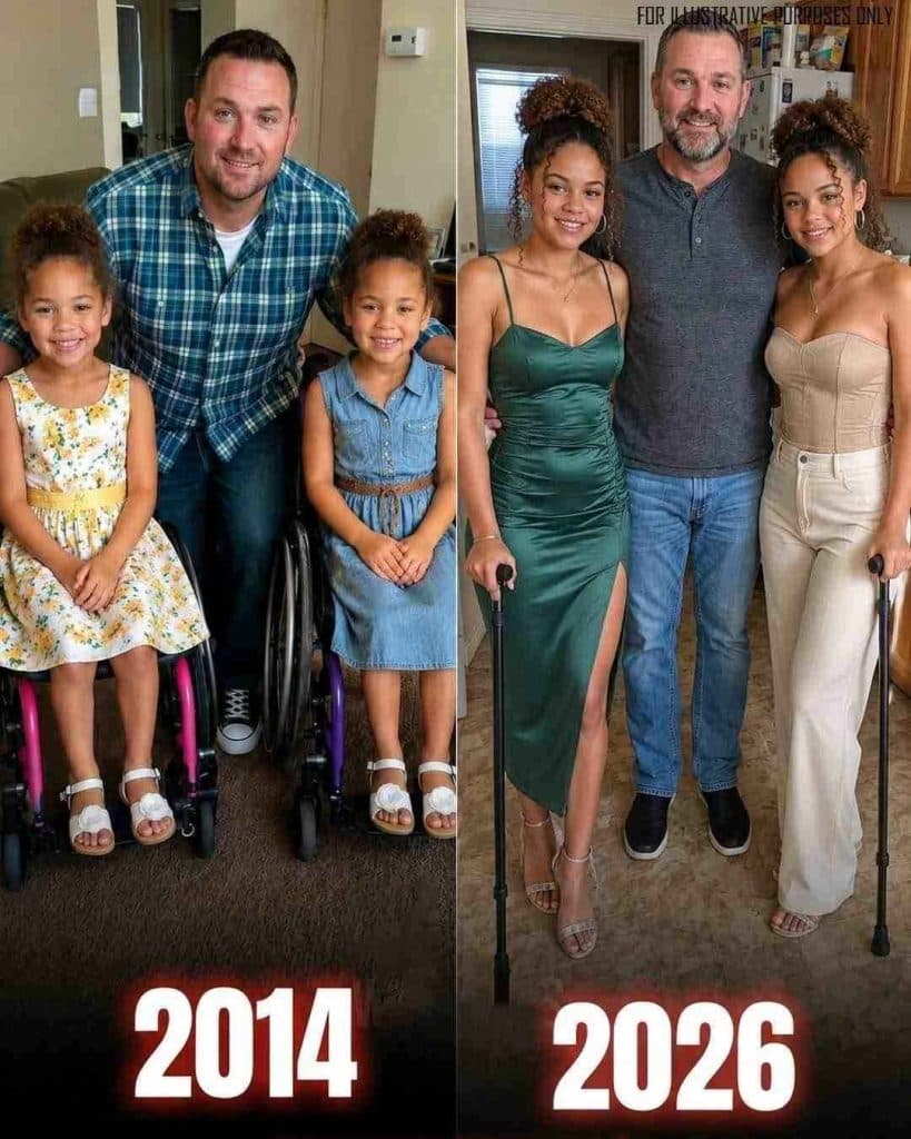 I Raised My Disabled Daughters Alone After Their M0ther Walked Away 12 Years Later, on Father’s Day, They Revealed a Secret That Brought Me to Tears