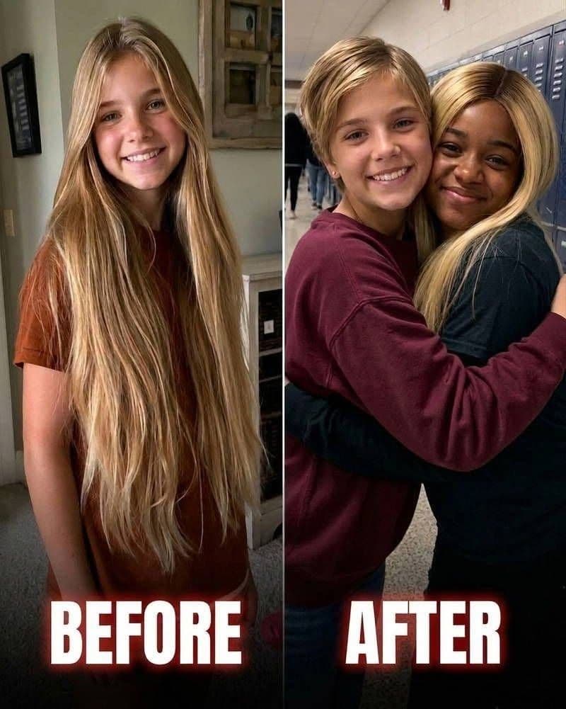 My 12-Year-Old Daughter Cut Off Her Hair for a Girl with Cancer Then the Principal Called and Said, You Need to Come N0w and See What Happened with Your 0wn Eyes…