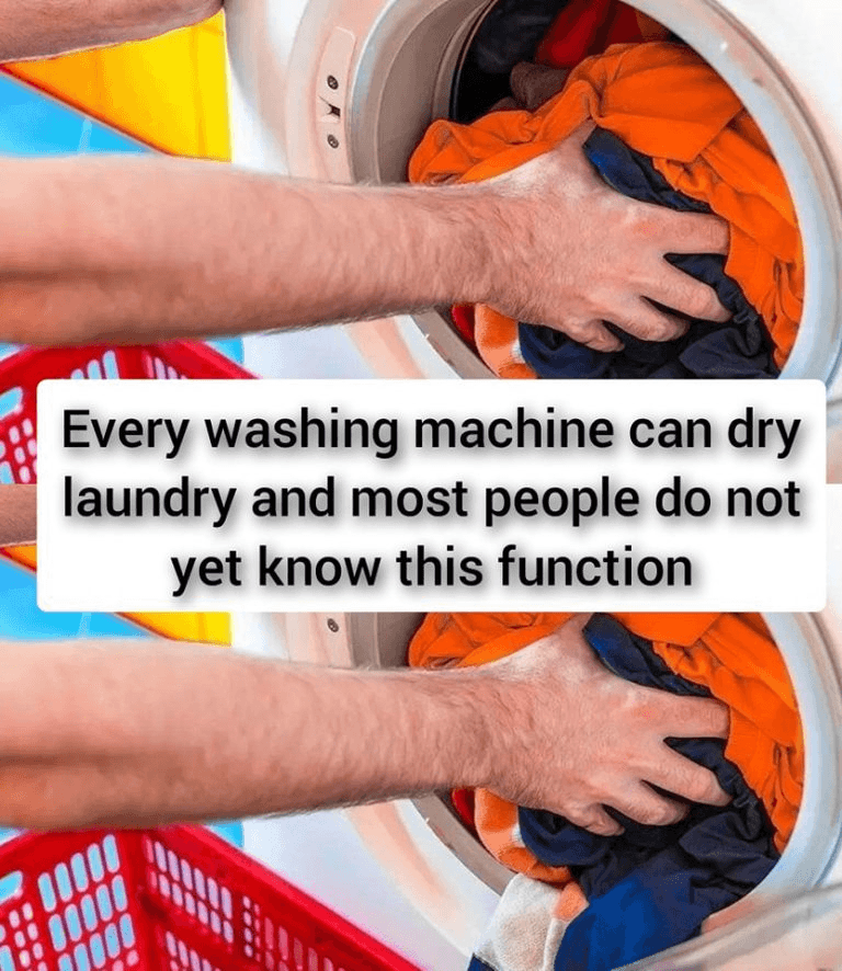 Every washing machine can dry laundry and most people do not yet know this function